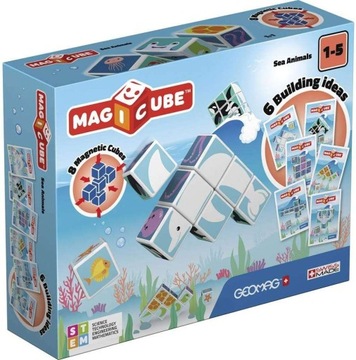 МАГНИТНЫЕ БЛОКИ MAGICUBE МОРСКИЕ ЖИВОТНЫЕ