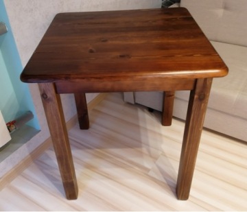 КУХОННЫЙ СТОЛ 75Х75 СОСНОВЫЙ ЦВЕТ