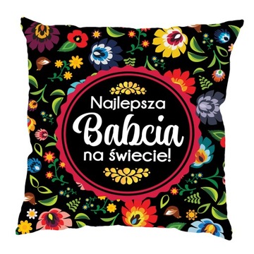 PREZENT DLA BABCI PODUSZKA DLA BABCI PREZENT NA DZIEŃ BABCI UPOMINEK
