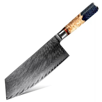 Nóż kuchenny damasceński Honeycomb - Big Cleaver