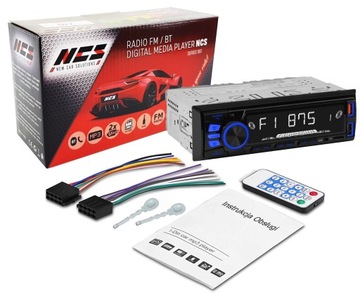 АВТОМОБИЛЬНОЕ РАДИО 1DIN USB SD BLUETOOTH МИКРОФОН