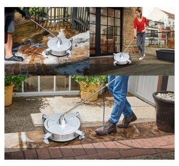 Profesjonalna szczotka do kostki brukow|Pasuje do Karcher HD/S Nilfisk Stih