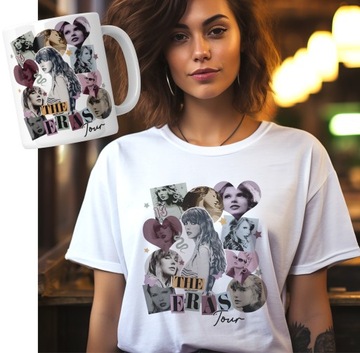 KUBEK KOSZULKA TAYLOR SWIFT PREZENT KONCERT ZESTAW the Eras Tour ROZMIARY