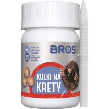 BROS Kulki na krety odstraszają skuteczne 90 g