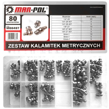 KALAMITKI METRYCZNE ZESTAW KALAMITEK SMAROWNICY