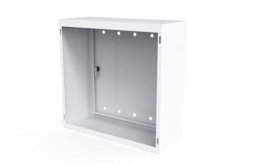 SZAFKA GAZOWA BIAŁA 60x60x25 BEZ PLECÓW