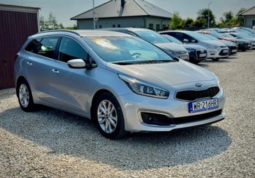Kia Ceed II Kombi Facelifting 1.6 GDI 135KM 2016 Kia Ceed 1.6 benzyna 135KM PDC Led grzane fotele climatronic 2 stref serwis, zdjęcie 1