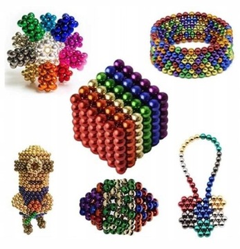 МАГНИТНЫЕ ШАРИКИ NEOCUBE 216 ШТ 5 ММ ​​РАДУГА XL