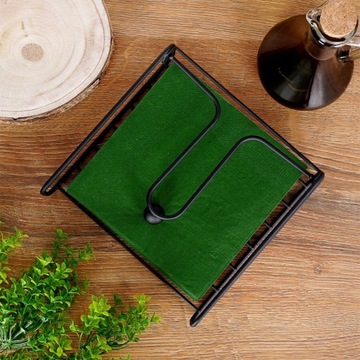 Салфетница, подставка для салфеток и салфеток с зажимом