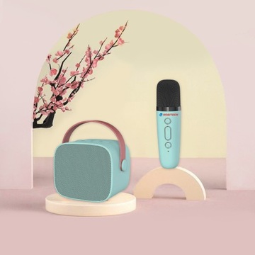 МИКРОФОН P2 ДИНАМИК BLUETOOTH НАБОР ДЛЯ КАРАОКЕ