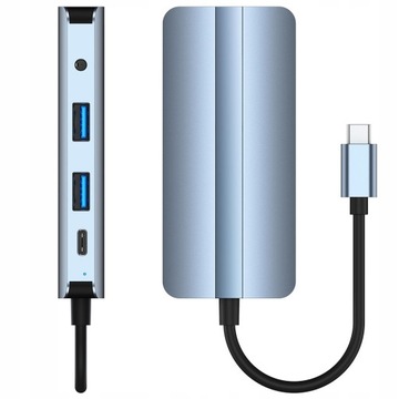 USB-концентратор C typeC 3.1 Thunderbolt 3 HDMI 4K VGA SD TF