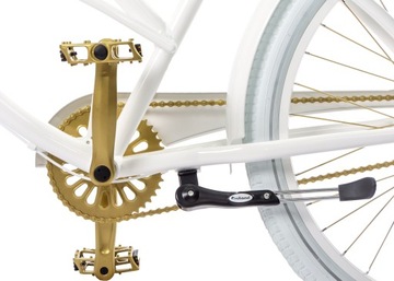 Городской велосипед Plumbike La Donna GOLD WHITE 3B, рама 18 дюймов, колеса 26 дюймов.