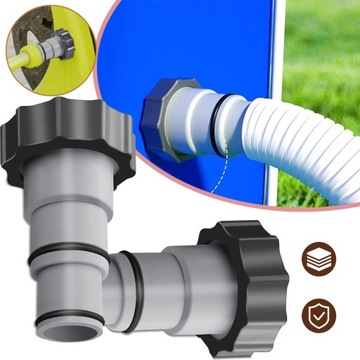 ZESTAW PRZYŁĄCZENIOWY DO POMP INTEX, 32-38 MM, Z USZCZELNIONYM PIERŚCIENIEM