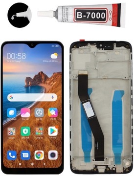 EKRAN WYŚWIETLACZ + KLEJ DO XIAOMI REDMI 8A RAMKA