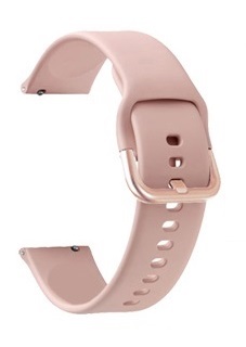 PASEK UNIWERSALNY do XIAOMI AMAZFIT GTR GTS SAMSUNG 20mm PUDROWY RÓŻ PINK