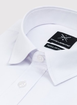Белая базовая мужская рубашка Regular Fit PAKO LORENTE L
