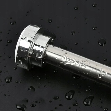 ВЕШАЛКА ДЛЯ ОДЕЖДЫ ТЕЛЕСКОПИЧЕСКАЯ РЕЛЬС БЕЗ СВЕРЛЕНИЯ 85-140 НЕРЖАВЕЮЩАЯ СТАЛЬ