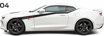 Samolepky Pásy na bok Chevrolet Camaro Ss 04
