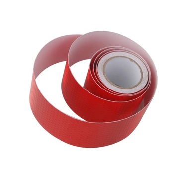 ЛЕНТА САМОКЛЕЯЩАЯСЯ СВЕТООТРАЖАЮЩАЯ 3М, КРАСНАЯ ГЛЯНЦЕВАЯ, ШИРИНА 2 ДЮЙМА