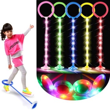 HULA HOP NA NOGĘ SKAKANKA SKIPPER ŚWIECĄCA LED