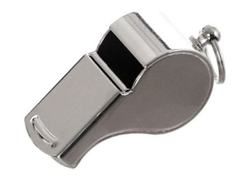 Аварийный свисток для судей Mil-Tec, серебряная латунь