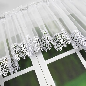 ГОТОВАЯ ШТОРА ИЗ ГИПУРА РЕВНОСТЬ ВУАЛЬ для КУХНИ