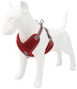 Шлейка для собаки, не давящая, светоотражающая, дышащая, размер XL.