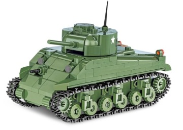 COBI 2715 AMERYKAŃSKI CZOŁG SHERMAN M4A1 KLOCKI