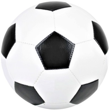 KLASYCZNA PIŁKA NOŻNA BIAŁO-CZARNA DO NOGI ROZMIAR 5