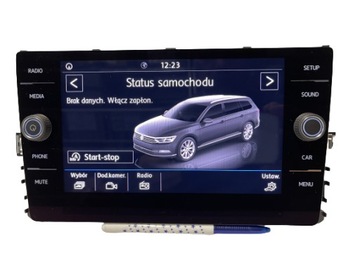 WYŚWIETLACZ EKRAN LCD NAVI VW 5G6919605