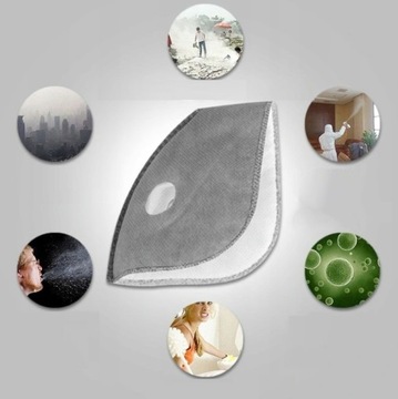 АНТИСМОГ, АНТИВИРУСНАЯ МАСКА + 6 ФИЛЬТРОВ