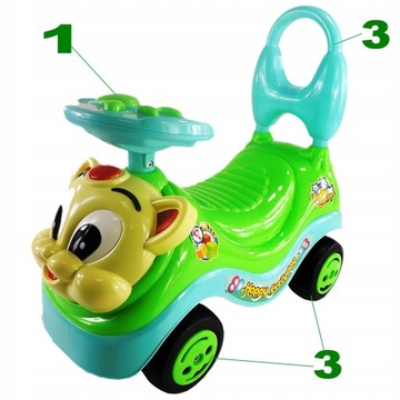 СПИНКА RIDE-ON PUSH CAT SOUND 3312Z