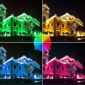 ГАЛОГЕННЫЙ СВЕТОДИОД ПОЛЕТ RGB 60ВТ 16 ЦВЕТОВ + ДИСТАНЦИОННОЕ УПРАВЛЕНИЕ