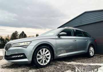 Skoda Superb III Kombi Facelifting 2.0 TDI 190KM 2020 Skoda Superb Bezwypadkowa, FV23, 2.0TDI DSG, Polski Salon, KredytowanieLea, zdjęcie 4