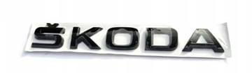 Черная эмблема с надписью SKODA KODIAQ OEM QUALITY*