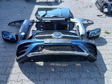 Mercedes 247 glb zderzak maska lampy pas chłodnice
