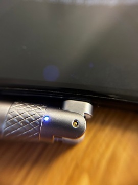 KABEL USB - USB C 180CM CZARNY SZYBKIE ŁADOWANIE RUCHOMA WTYCZKA 120W