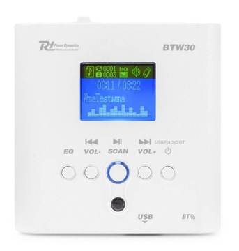 ПОТОЛОЧНАЯ АУДИОСИСТЕМА JBL, НАСТЕННЫЙ РАДИО BT USB