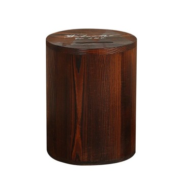 Wooden Piggy Money Box Saving Box for Coin Wood Barrel Shape Crafts Childr