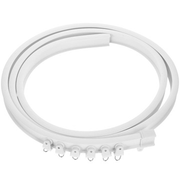 БЕЛАЯ ДУШЕВАЯ ЗАНАВЕСКА рейки для штор