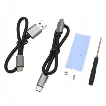 КОРПУС SSD M.2 NVME 10 ГБ/С USB3.2 GEN2 БЕЛЫЙ