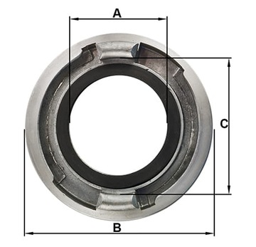 STORZ Захваты для всасывающего патрубка 25 для шланга диаметром 1 дюйм (25 мм)