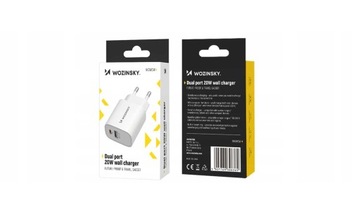 WOZINSKY СЕТЕВОЕ ЗАРЯДНОЕ УСТРОЙСТВО ДЛЯ ТЕЛЕФОНА UNIVERSAL CUB USB-A USB-C 20W