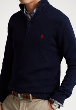 Sweter bawełniany półgolf Polo Ralph Lauren XS