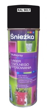 SNIEZKA КРАСКА-СПРЕЙ МАТОВАЯ ЧЕРНЫЙ ЛАК 400мл