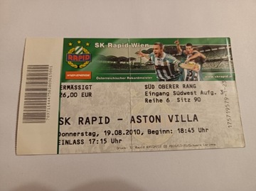 RAPID WIEDEŃ - ASTON VILLA 19-08-2010
