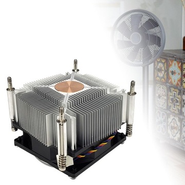 Radiator chłodzący procesor powietrzem 12 V DC Solidny 4-pinowy interfejs