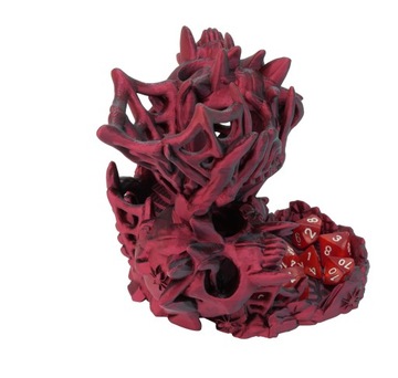 Średni koszmar - wieża do kości Cinderwing3D Nightmare Dice Tower Czerwony