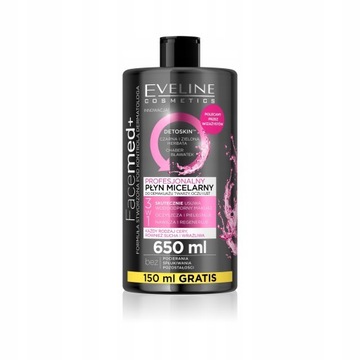 EVELINE FACEMED 3w1 PROFESJONALNY PŁYN MICELARNY 650 ml