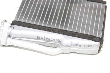 BMW E39 E53 RADIÁTOR VALEO TOPENÍ 8385562 POD KLIMATRONIC TRUBKY